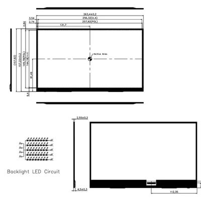 Odm 11.6 Inch Tft Lcd Screen Customized Resolution